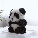 This Chinese Panda fully covered high quality preserved Hydrangeas ,the petals are layered, simulating the plump body and fluffy fur texture of a panda.