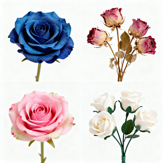 The Difference Between Preserved Flowers, Fresh Flowers, Dried Flowers, and Artificial Flowers