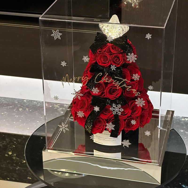 Christmas Rose Tower