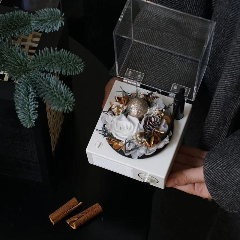 Preserved Flowers Bluetooth Phonograph