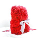 Classic Bear with Red Roses