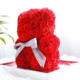 Classic Bear with Red Roses