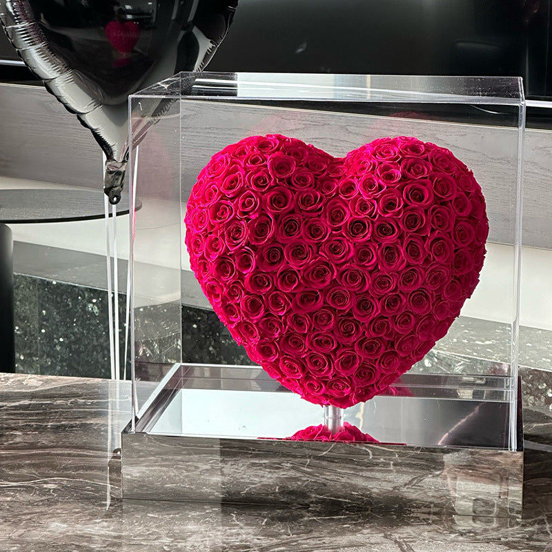 Three-Dimensional Heart Rose