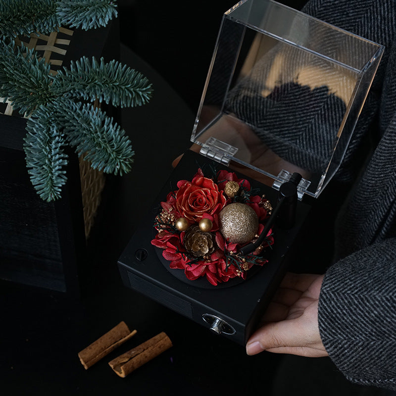 Preserved Flowers Bluetooth Phonograph