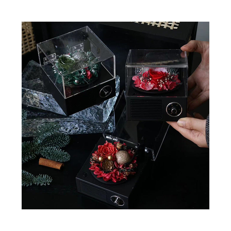 Preserved Flowers Bluetooth Phonograph