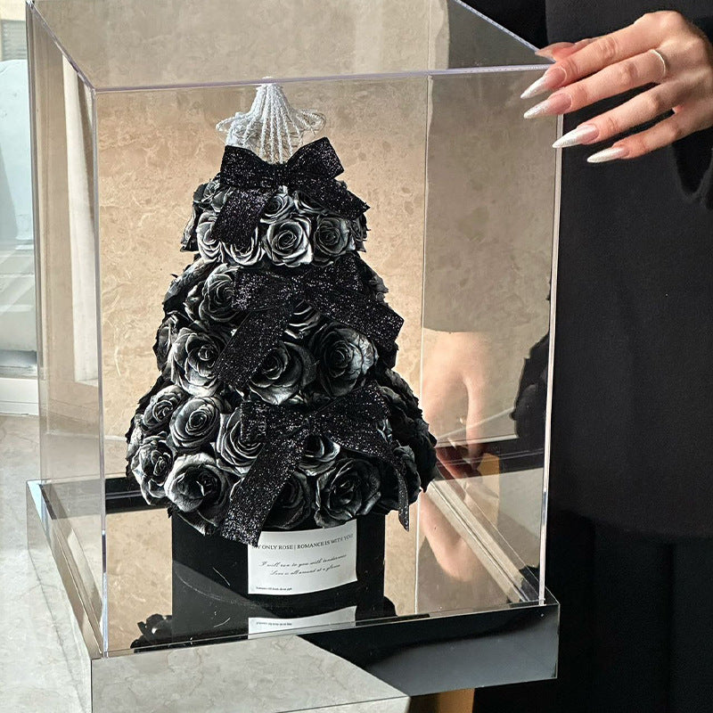 Christmas Rose Tower