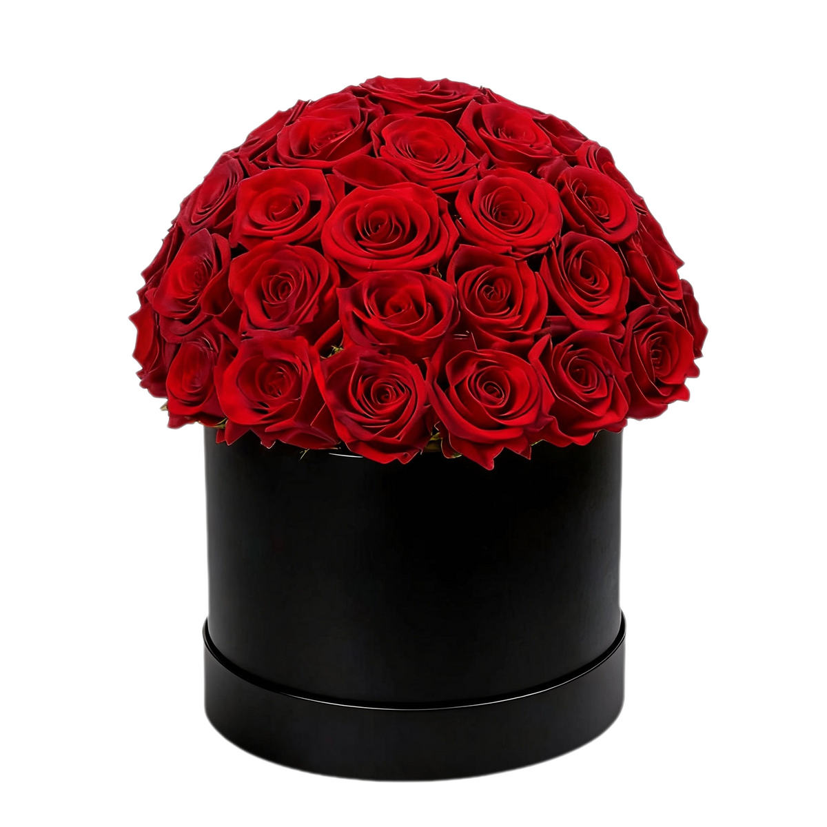 35 Red Roses Dome