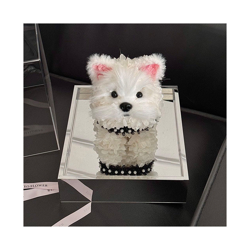 Hydrangeas West Highland Cute Puppy