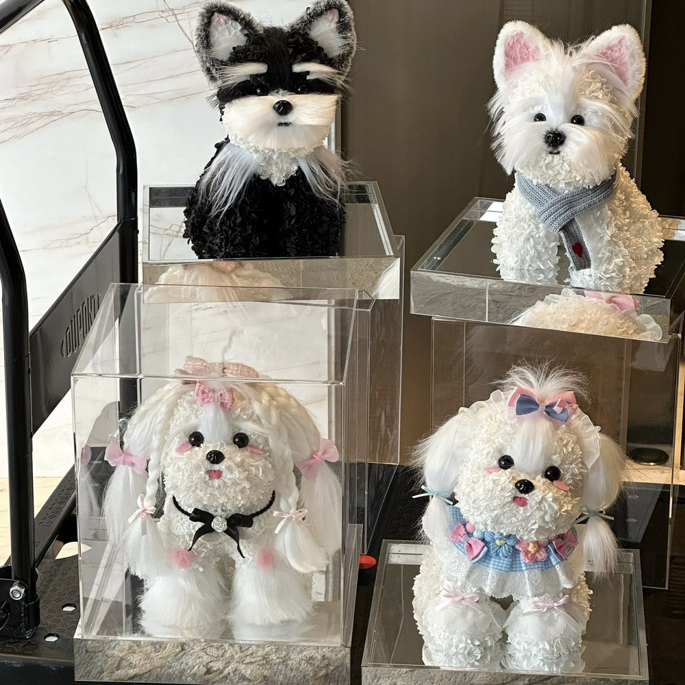 Our Maltese Dog Eternal Flower Ornament designed to express love and affection, this creative gift box blends cuteness with sophistication — perfect for romantic confessions, anniversaries, birthdays, or Valentine’s Day surprises. Bloom 3+ years.