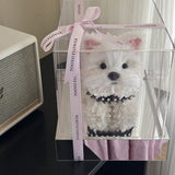 Charm your loved ones with our West Highland Cute Puppy Eternal Flower Gift Box, a luxurious preserved flower arrangement perfect for newborns, birthdays, anniversaries and romantic surprises. Bloom 3+years.