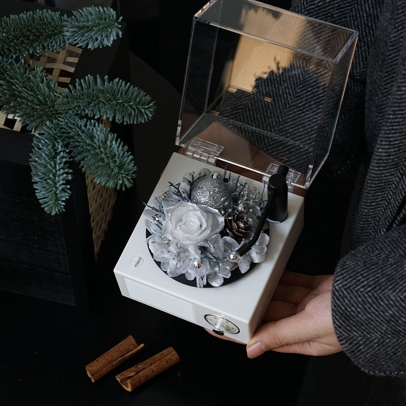Preserved Flowers Bluetooth Phonograph