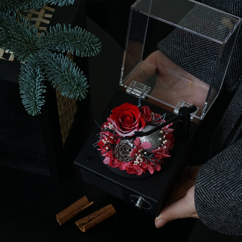 Preserved Flowers Bluetooth Phonograph