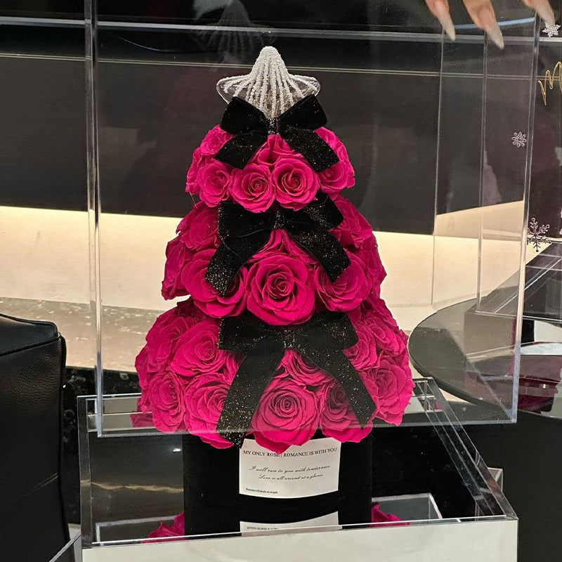 Christmas Rose Tower