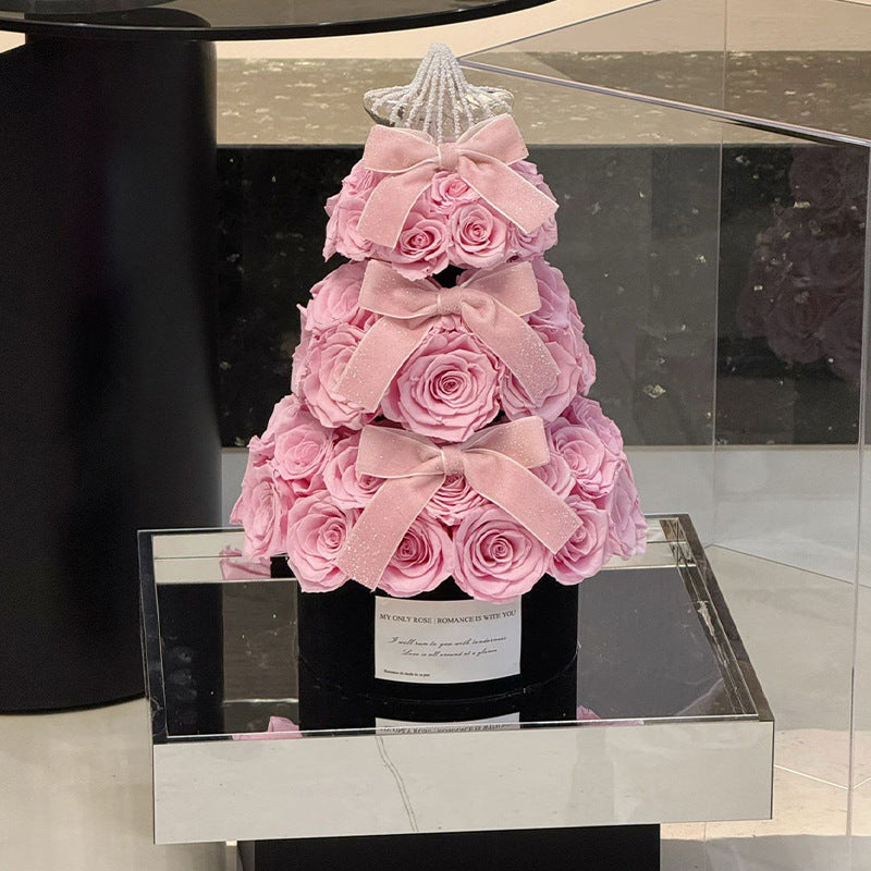 Christmas Rose Tower